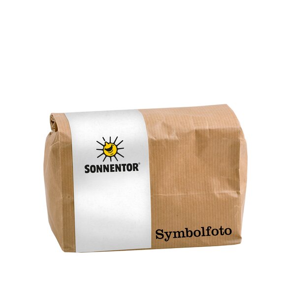 Foto einer braunen Großpackung Kreuzkümmel gemahlen.
